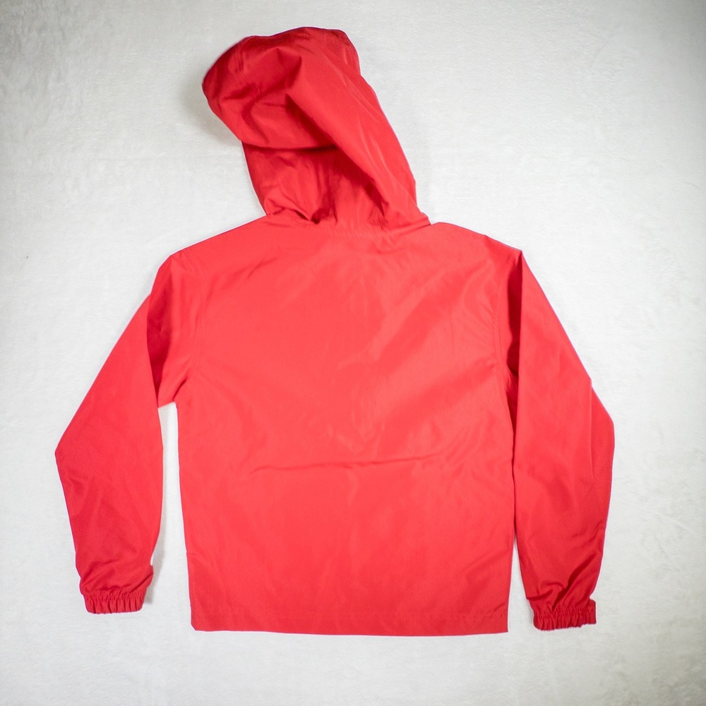 Kids Red Champion Long Creek Marina Hooded Windbreaker Jacket Size S - Picture 2 of 8